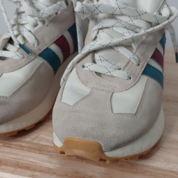 adidas Men's Cream and Multicolor Athletic Shoes - Picture 6 of 8